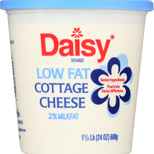 DAISY: Low Fat Cottage Cheese 2% Milkfat, 24 oz