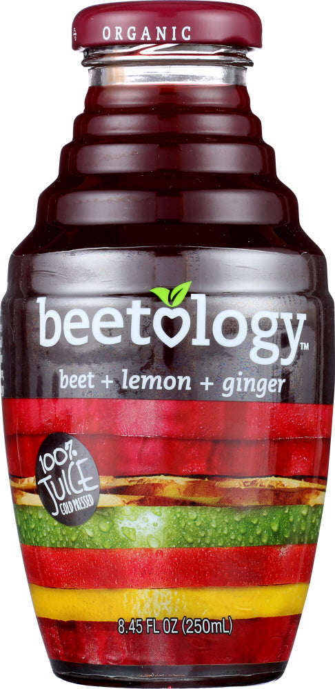 BEETOLOGY: Beet Lemon Ginger juice, 8.45 fl oz