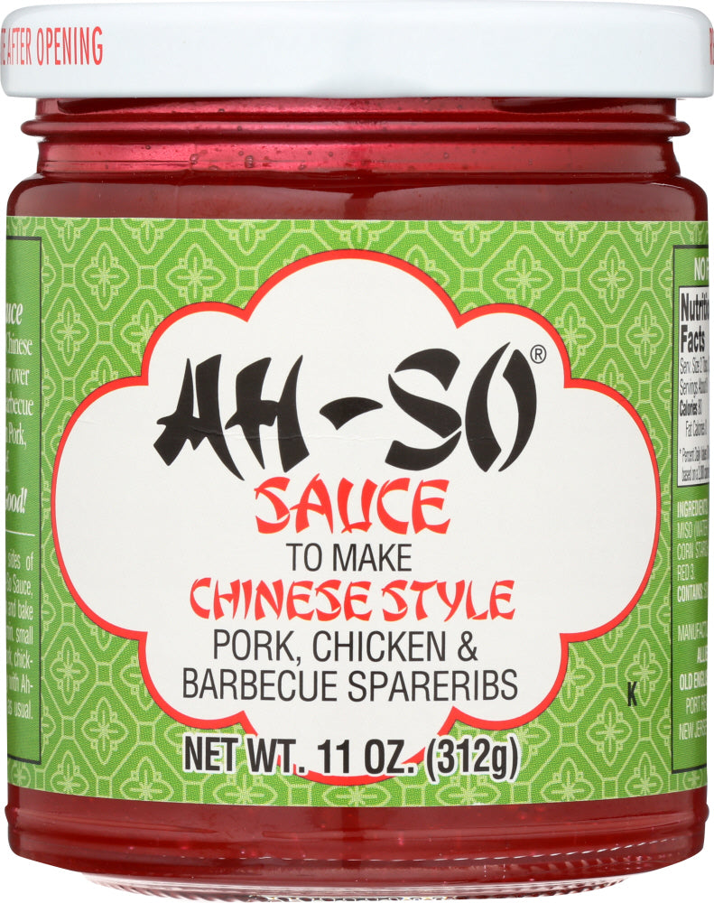AH SO: Chinese Style Sauce Pork Chicken & Barbecue Spareribs, 11 oz