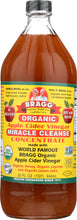 BRAGG: Organic Apple Cider Vinegar Miracle Cleanse Concentrate, 32 oz