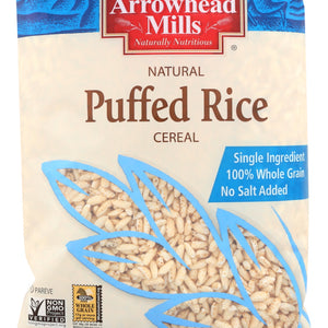 ARROWHEAD MILLS: Natural Puffed Rice Cereal, 6 oz