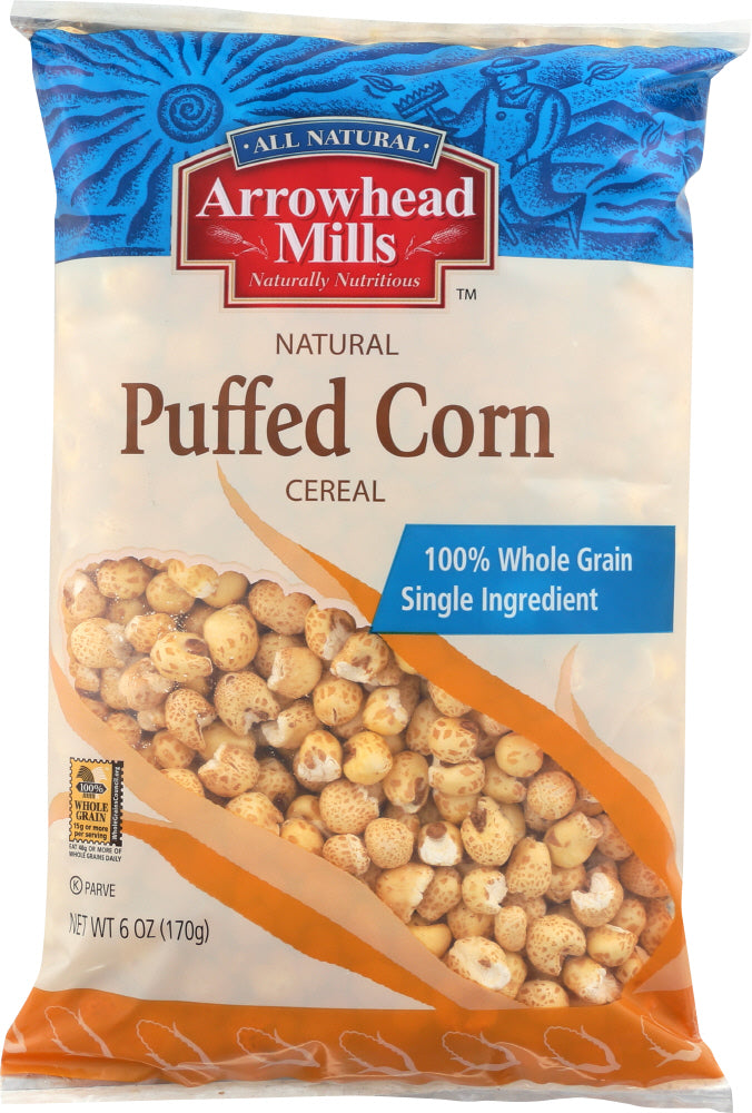 ARROWHEAD MILLS: Natural Puffed Corn Cereal, 6 oz
