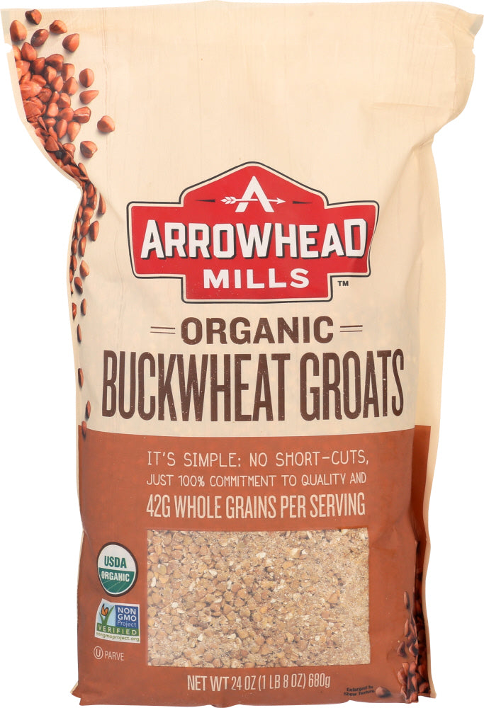 ARROWHEAD MILLS: Organic Buckwheat Groats, 24 oz
