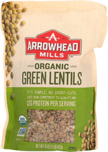 ARROWHEAD MILLS: Organic Green Lentils, 16 Oz