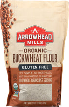 ARROWHEAD MILLS: Flour Buckwheat Organic, 22 oz
