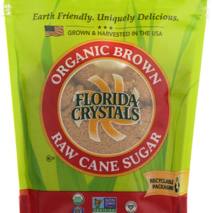 FLORIDA CRYSTALS: Sugar Brown Organic, 24 oz
