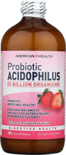 AMERICAN HEALTH: Probiotic Acidophilus Natural Strawberry Flavor, 16 oz