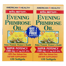 AMERICAN HEALTH: Royal Brittany Evening Primrose Oil 1300 MG Twinpack 120sg, 2 pc
