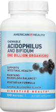 AMERICAN HEALTH: Chewable Acidophilus and Bifidum Natural Blueberry Flavor, 100 Wafers