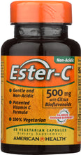 AMERICAN HEALTH: Ester-C 500 mg with Citrus Bioflavonoids, 60 Veggie Caps