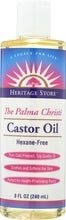 HERITAGE: Castor Oil Hexane Free, 8 oz