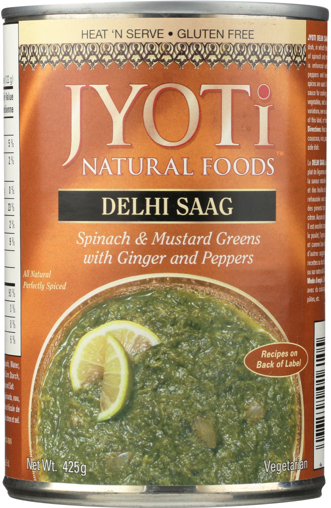 JYOTI: Delhi Saag Gluten Free, 15 oz