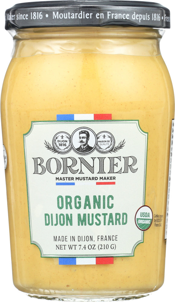 BORNIER: Organic Dijon Mustard, 7.4 oz