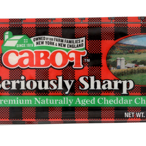 CABOT: Cheese Cheddar White Seriously Sharp, 8 oz