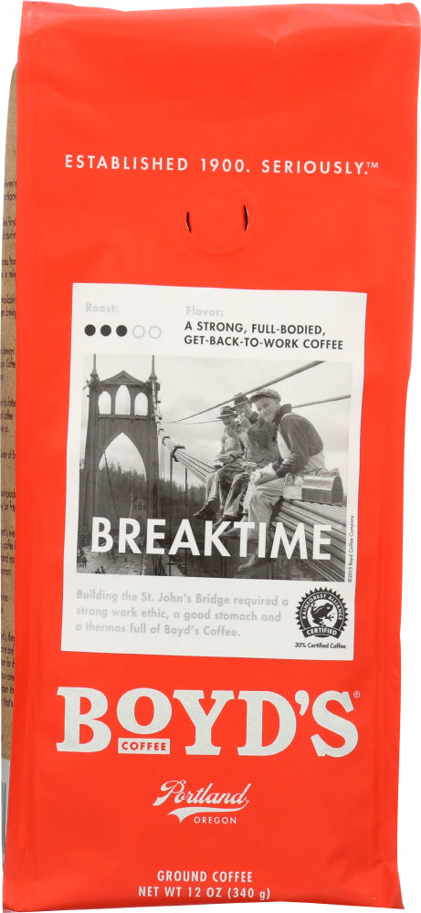 BOYDS: Breaktime Coffee, 12 oz