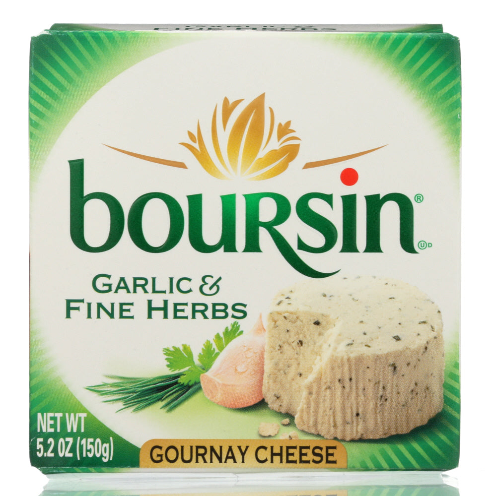 BOURSIN: Garlic & Fine Herbs Gournay Cheese, 5.2 oz