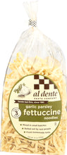 AL DENTE: Garlic Parsley Fettuccine Pasta, 12 oz