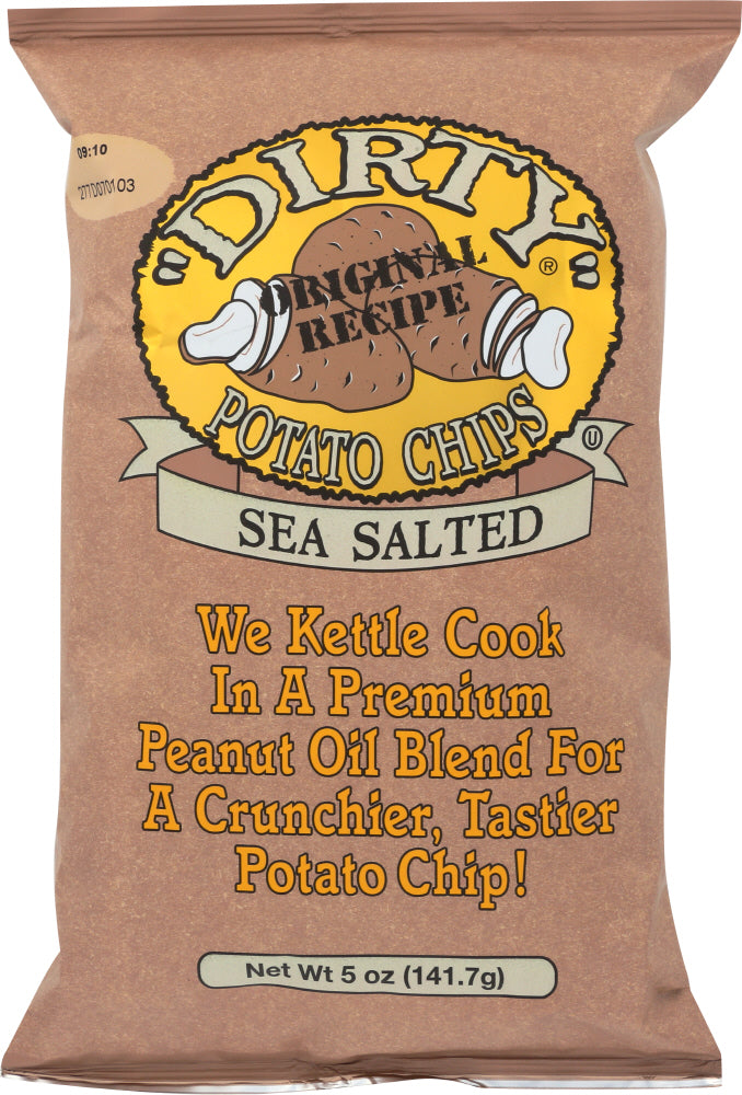 DIRTY POTATO CHIP: Chip Potato Sea Salted, 5 oz
