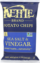 KETTLE BRAND: Potato Chips Sea Salt & Vinegar, 5 oz