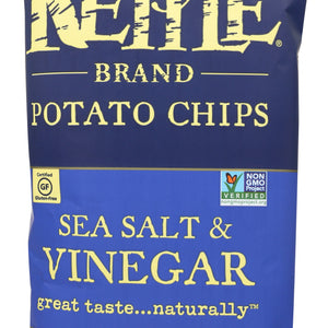 KETTLE BRAND: Potato Chips Sea Salt & Vinegar, 5 oz