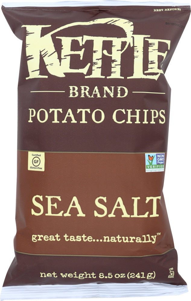 KETTLE BRAND: Potato Chips Sea Salt, 8.5 oz