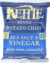 KETTLE BRAND: Sea Salt & Vinegar Potato Chips, 1.5 Oz