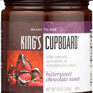 KINGS CUPBOARD: Bittersweet Chocolate Sauce, 10 oz