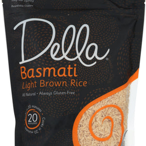 DELLA GOURMET: Basmati Light Brown Rice, 28 oz
