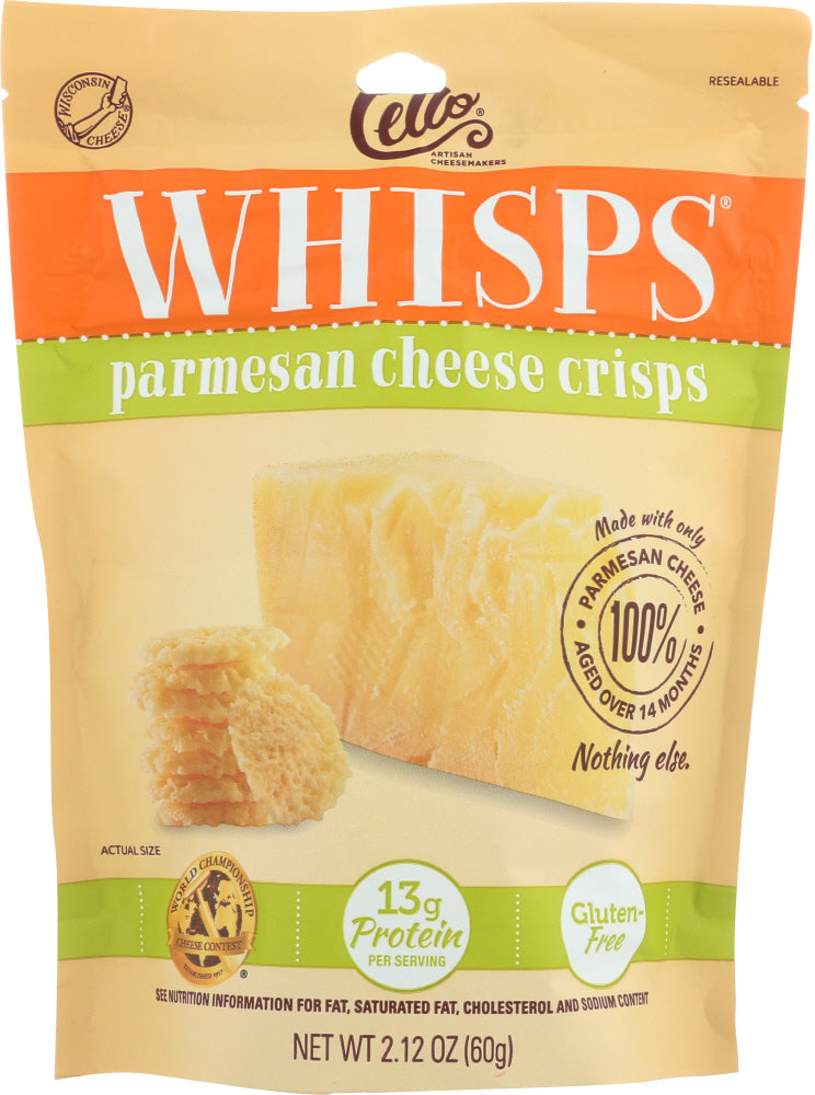 CELLO: Whisps Cheese Crisps Parmesan, 2.12 oz