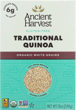 ANCIENT HARVEST: Organic Traditional Quinoa Gluten Free, 12 oz