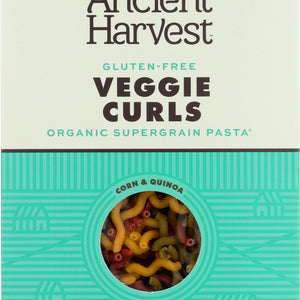 ANCIENT HARVEST: Organic Supergrain Pasta Veggie Curls Gluten Free, 8 oz