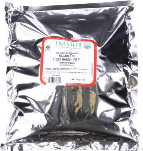 FRONTIER HERB: Organic Assam Tea Tippy Golden FOP, 16 oz