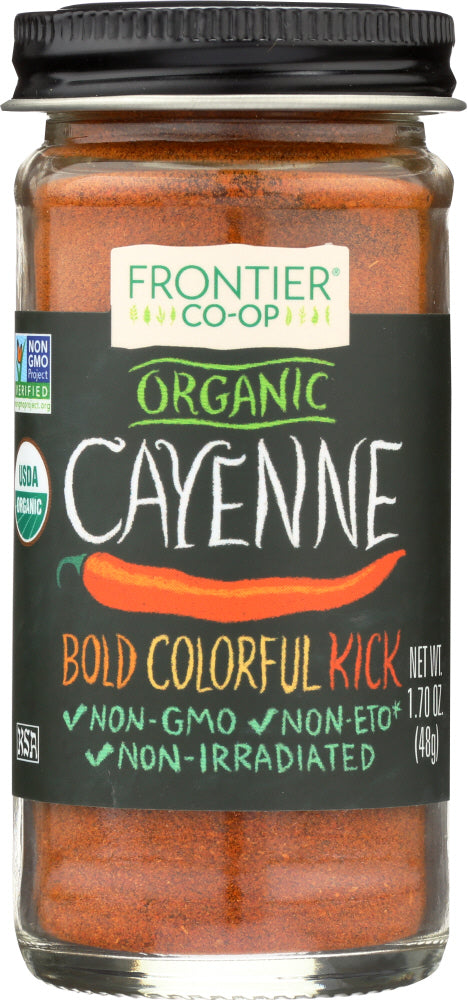 FRONTIER HERB: Organic Ground Cayenne 30 HU, 1.7 oz