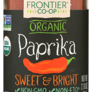 FRONTIER HERB: Organic Ground Paprika Bottle, 2.1 oz
