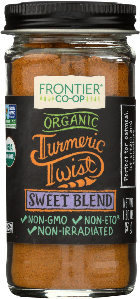 FRONTIER HERB: Turmeric Blend Sweet Organic, 1.8 oz