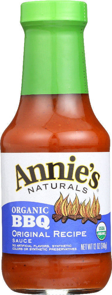 ANNIE'S NATURALS: Organic BBQ Sauce Original Recipe, 12 oz