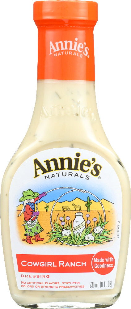 ANNIES HOMEGROWN: Cowgirl Ranch Dressing, 8 oz
