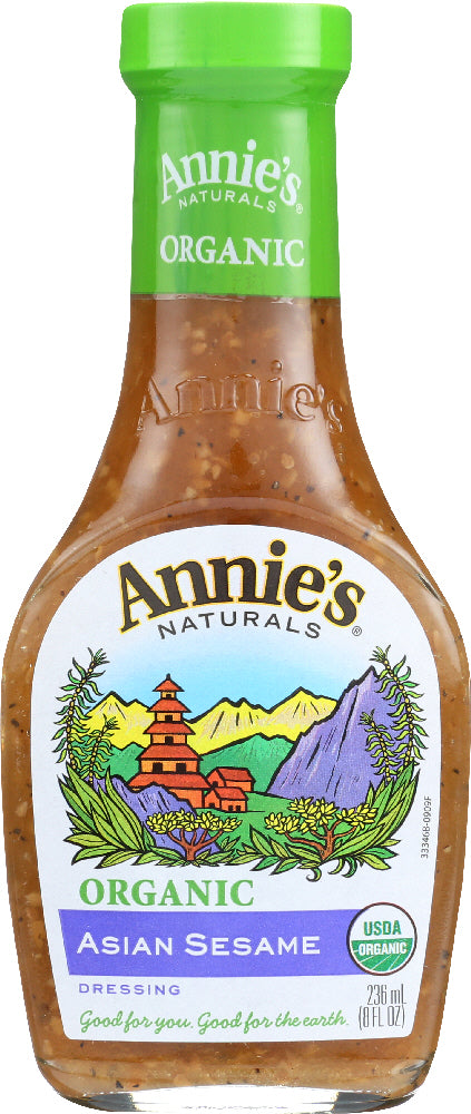 ANNIE'S NATURALS: Organic Dressing Asian Sesame, 8 oz