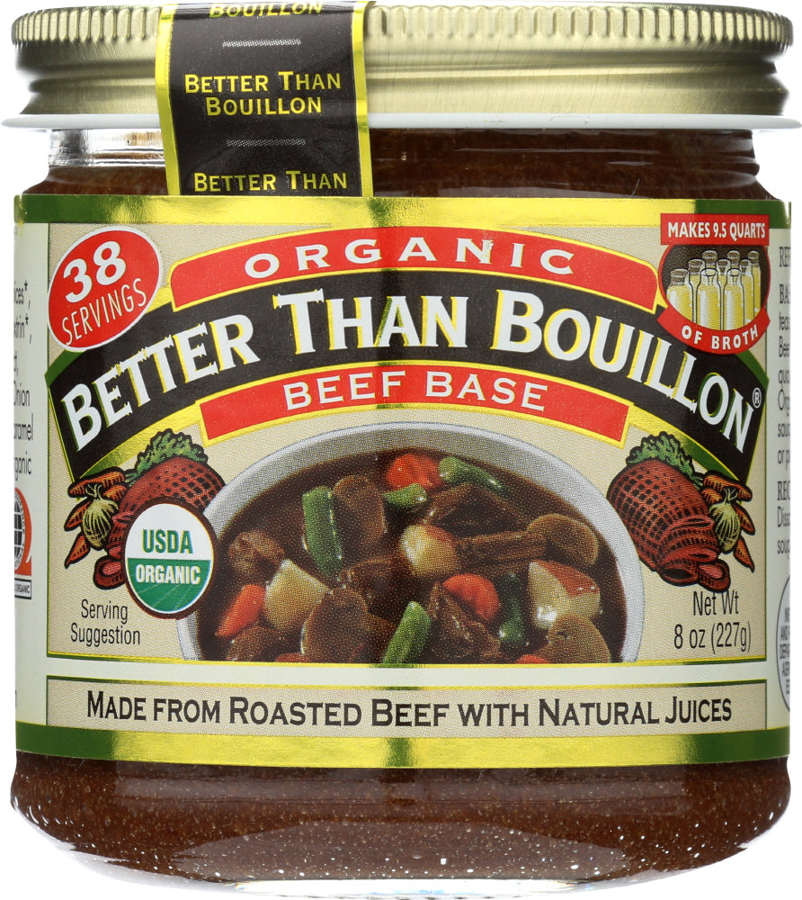 BETTER THAN BOUILLON: USDA Organic Beef Base, 8 oz