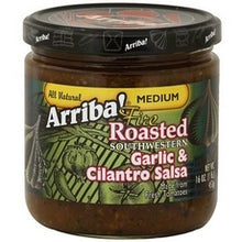 ARRIBA: Garlic & Cilantro Medium Salsa, 16 oz