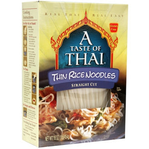 A TASTE OF THAI: Thin Rice Noodles, 16 Oz