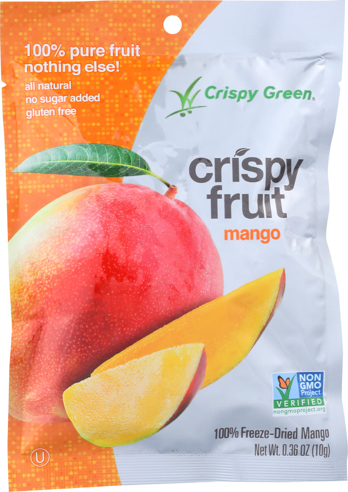 CRISPY GREEN: Crispy Freezed Mango, 0.36 oz