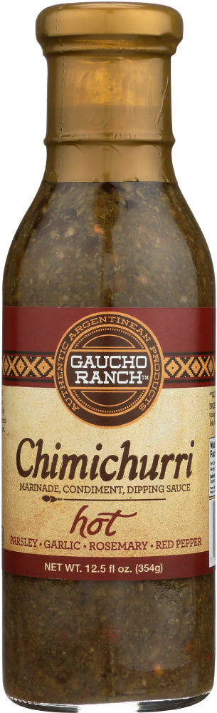 GAUCHO RANCH: Hot Chimichurri Sauce, 12.5 oz