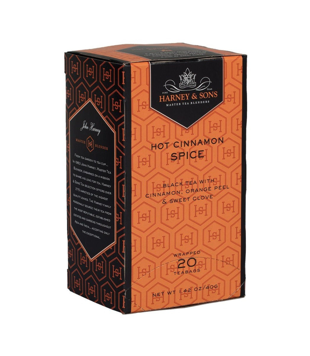 HARNEY & SONS: Hot Cinnamon Spice Tea, 20 bg