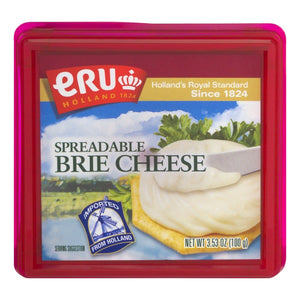 ERU HOLLAND: Spreadable Brie Cheese, 3.5 oz