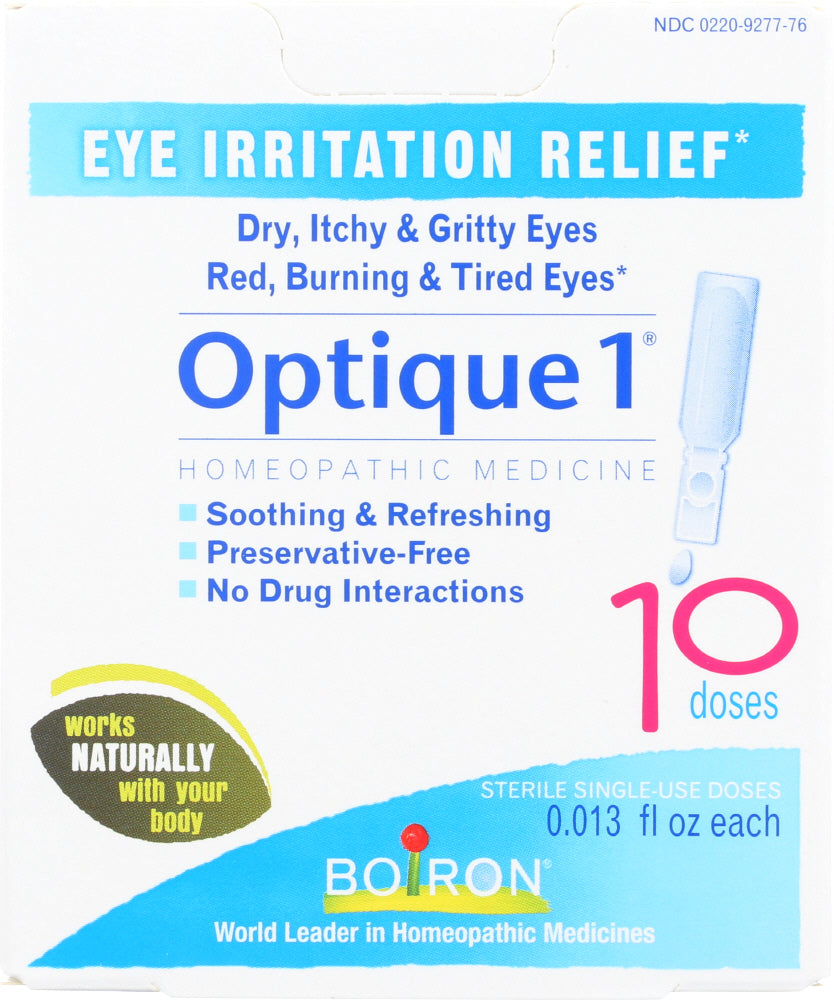 BOIRON: Optique 1 Minor Eye Irritation Drops, 10 Doses