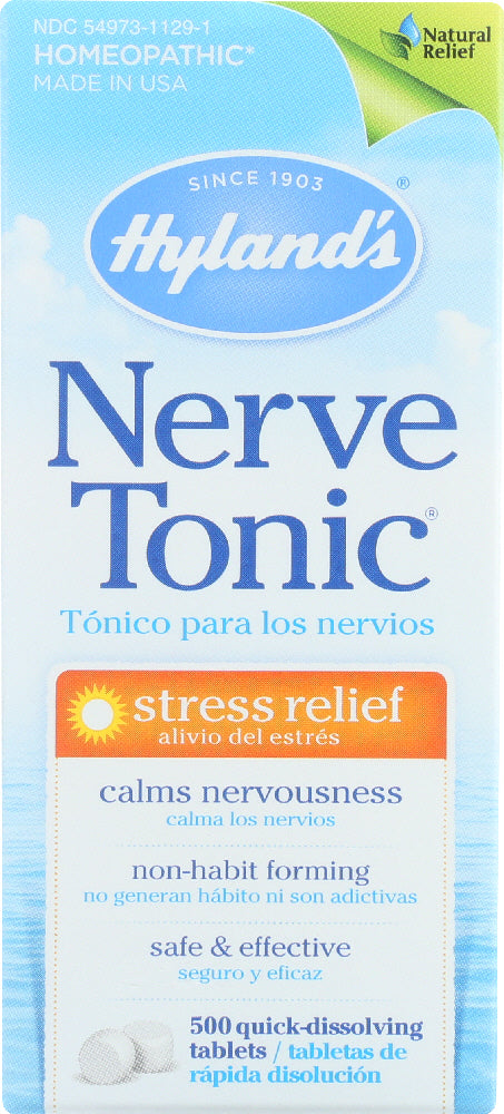 HYLAND'S: Nerve Tonic, 500 Tablets