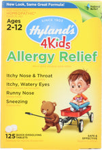 HYLAND'S: 4 Kids Allergy Relief, 125 Quick-Dissolving tablets