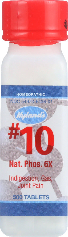 HYLAND'S: No.10 Natrum Phosporicum 6X, 500 Tablets