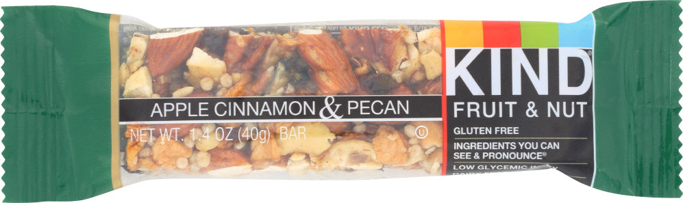 KIND: Fruit and Nut Bar Apple Cinnamon and Pecan, 1.4 oz